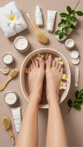 بهترین پدیکور خیس و خشک و کف سابی پرند