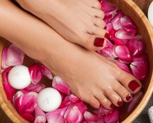 بهترین پدیکور خیس و خشک و کف سابی پرند